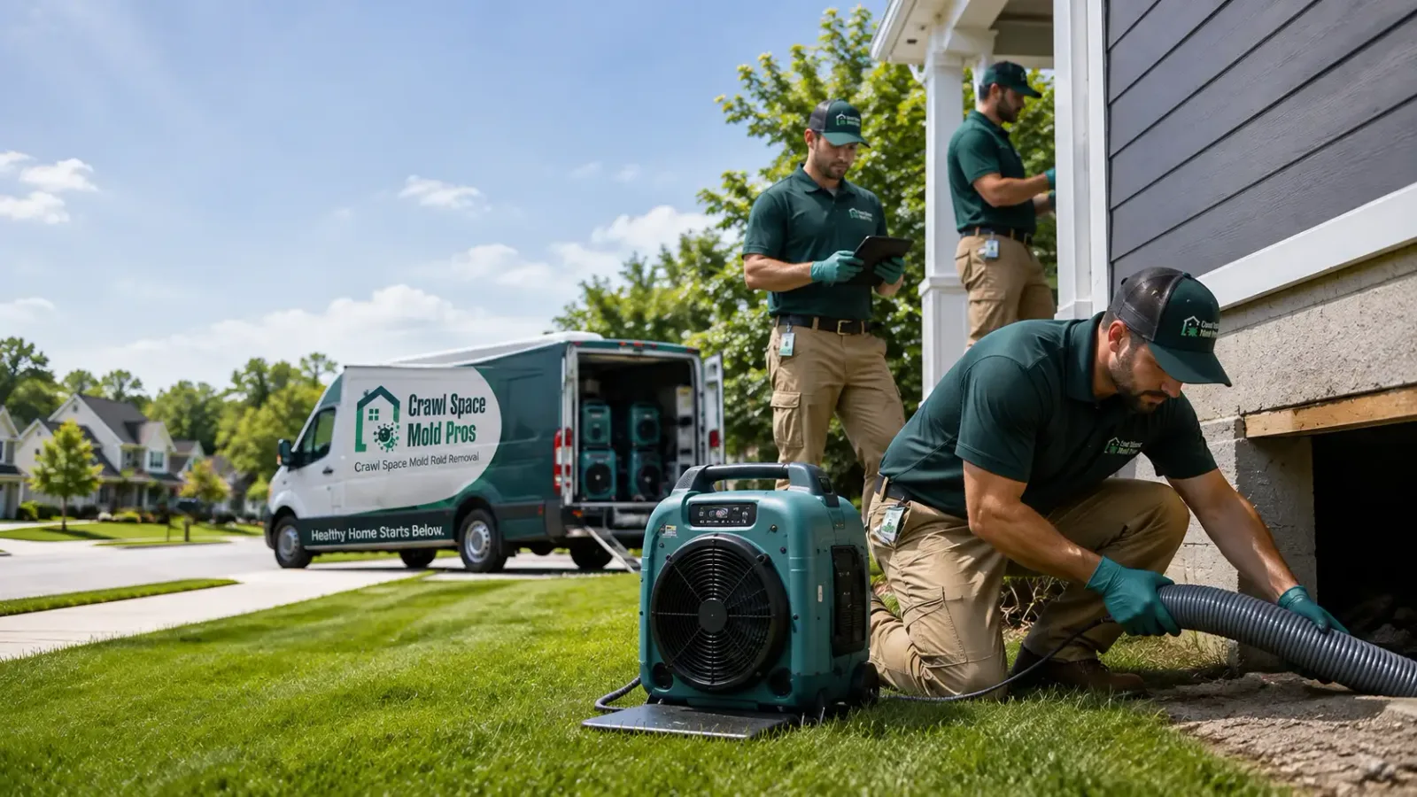 Crawl Space Mold Removal in Woden, IA